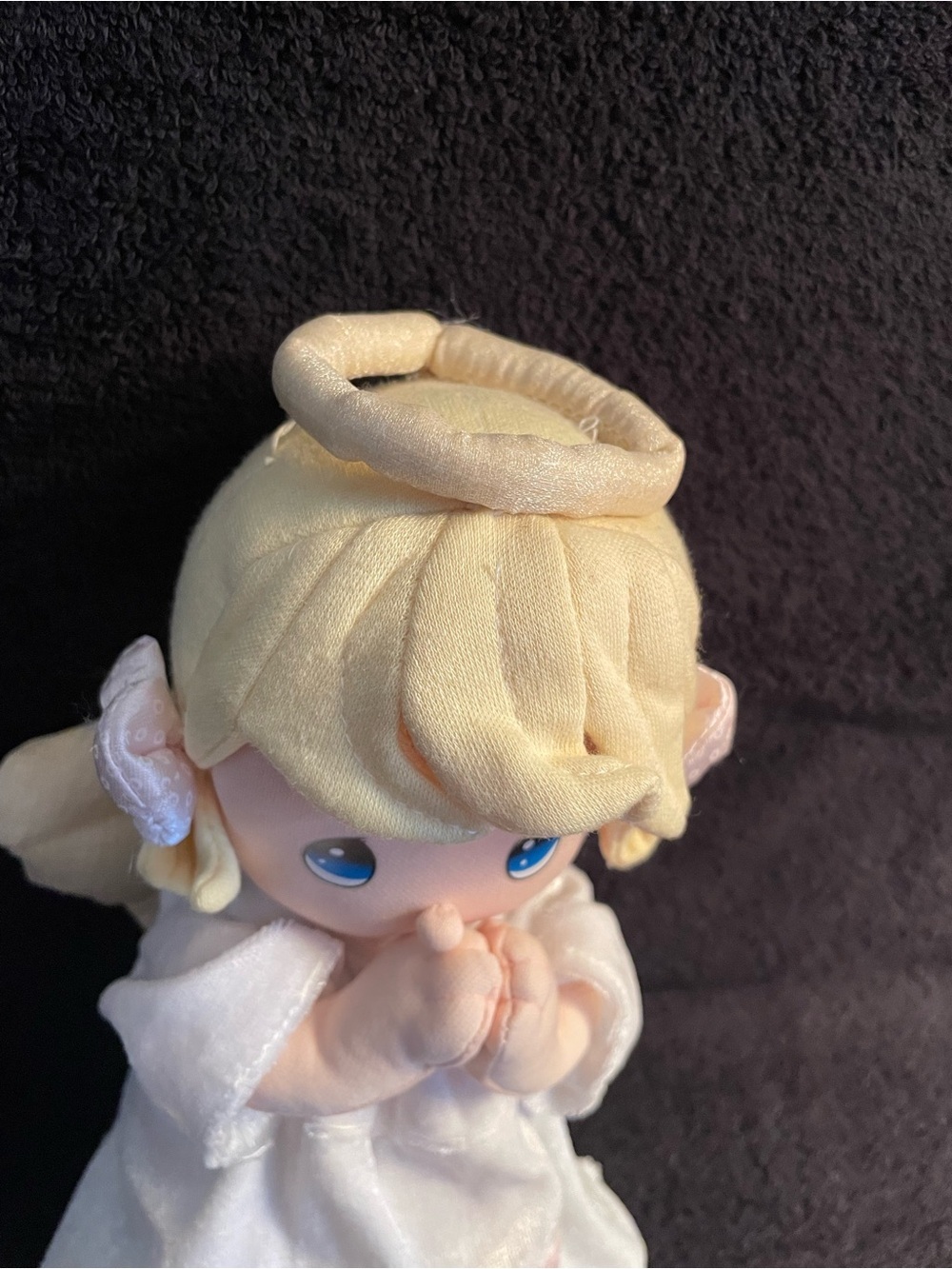 Vintage Precious Moments Plush Angel Doll “Now I Lay Me Down To Sleep” - Picture 4 of 6